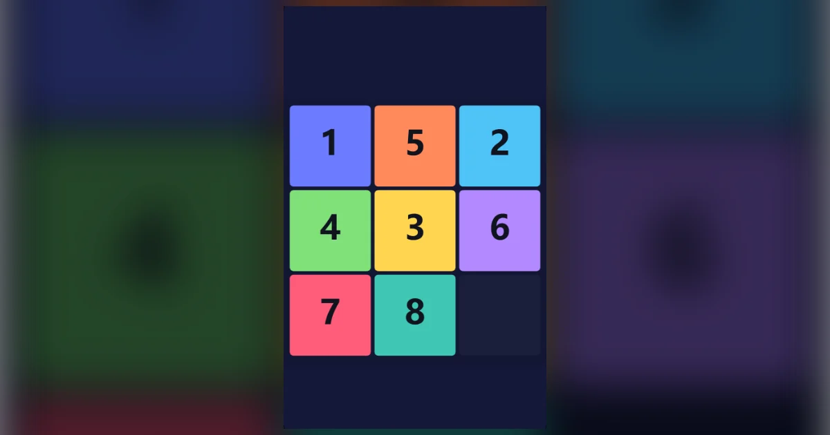 拼图滑块 Slide Puzzle 真实玩法截图